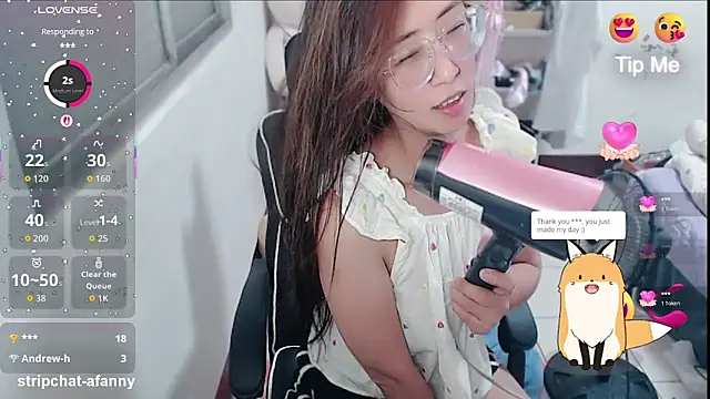 aFanny online show from April 2026 01:38:02 PM