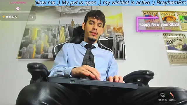 BRAYHAMBROWN online show from January 2026 03:10:01 AM