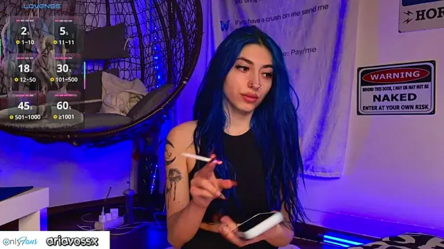 AriaVoss online show from April 2026 09:54:02 PM