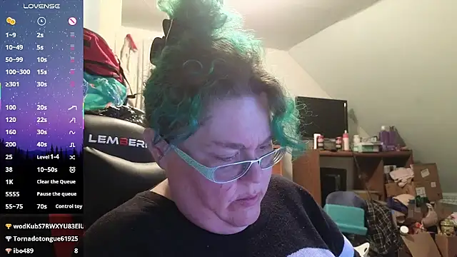 Snapshot of EmberCum chatting on October 2025 12:20:01 AM EmberCum online show from October 2025 12:20:01 AM