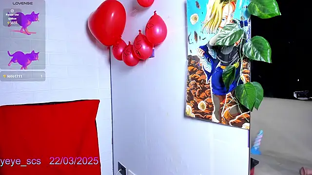 Snapshot of Yeye_scs chatting on March 2025 03:42:01 PM Yeye scs online show from March 2025 03:42:01 PM