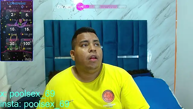 Poolsex 69 online show from February 2025 01:01:01 PM