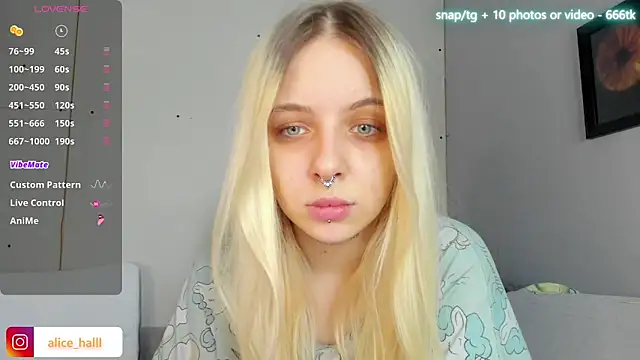 Alice Halle online show from March 2025 05:03:02 AM