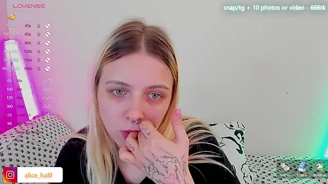 Alice Halle online show from February 2025 08:49:01 PM