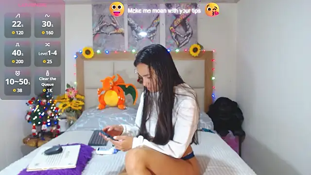 valentina hearts online show from January 2025 12:24:01 AM