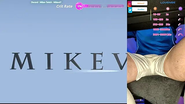 Snapshot of Mikev chatting on June 2026 06:07:02 PM Mikev online show from June 2026 06:07:02 PM