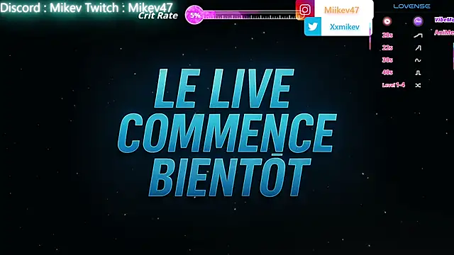 Snapshot of Mikev chatting on February 2026 07:00:02 PM Mikev online show from February 2026 07:00:02 PM