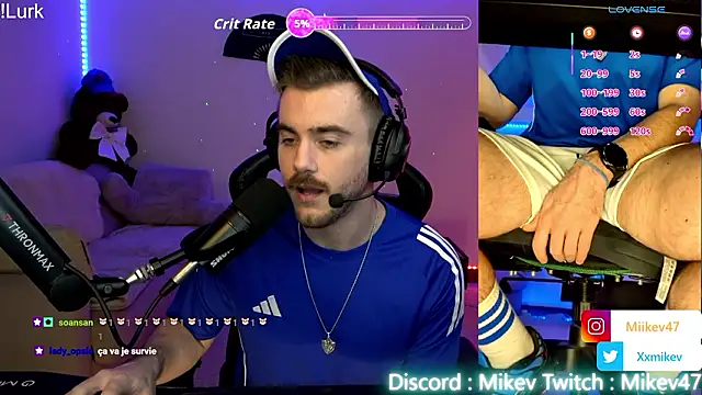 Snapshot of Mikev chatting on February 2026 07:02:01 PM Mikev online show from February 2026 07:02:01 PM