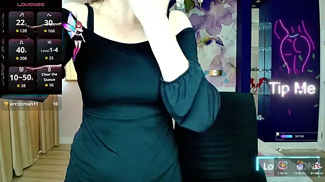 AriaGray online show from October 2025 01:34:01 PM