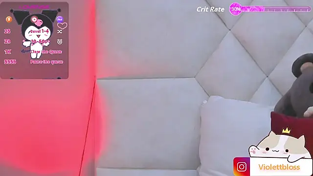 Violettbloss online show from October 2025 03:10:01 AM
