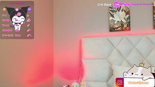 Violettbloss online show from October 2025 03:33:02 AM