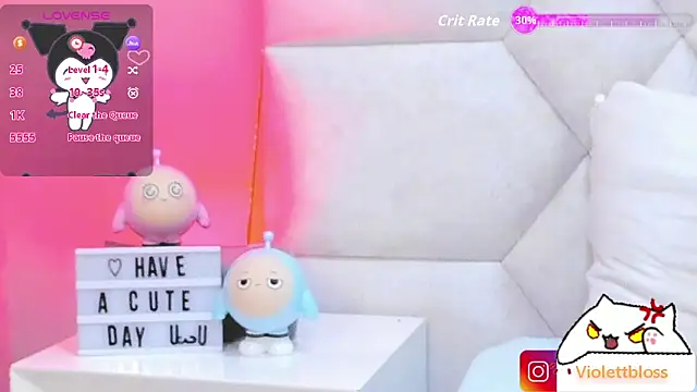 Violettbloss online show from October 2025 03:30:02 AM