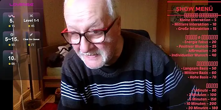 Sammy1660 online show from April 2026 10:39:01 AM