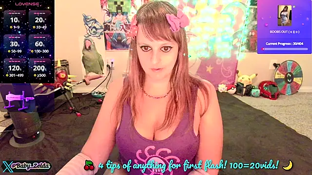 BabyZelda online show from November 2025 03:10:01 AM