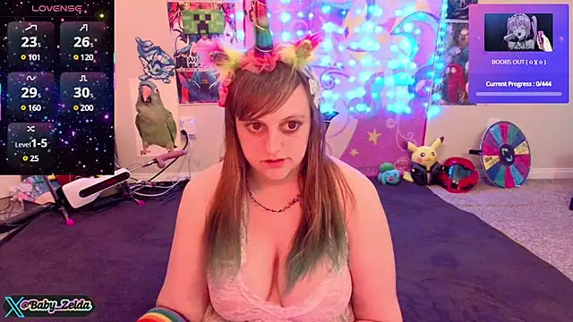 BabyZelda online show from February 2025 12:55:02 PM
