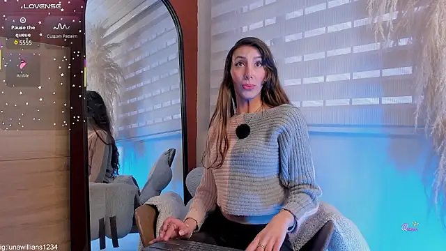 luna willians online show from March 2026 01:33:01 PM