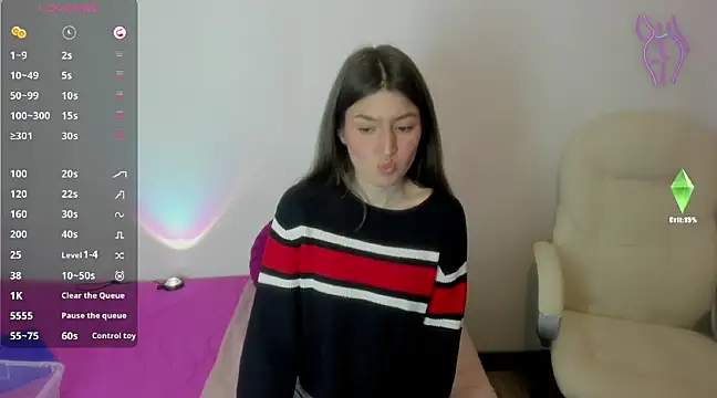 Snapshot of Tesa_cute chatting on March 2025 02:07:02 AM Tesa cute online show from March 2025 02:07:02 AM