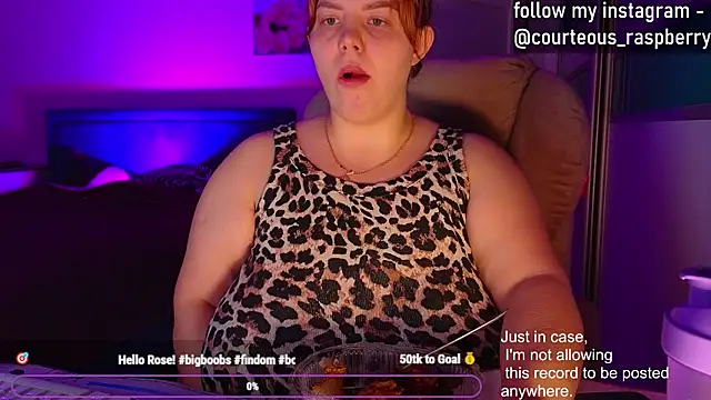 Snapshot of courteous_raspberrry chatting on January 2025 02:46:02 PM courteous raspberrry online show from January 2025 02:46:02 PM