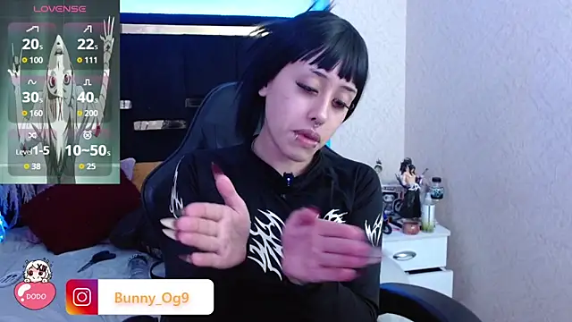 Snapshot of Bunny_O chatting on June 2026 12:55:02 AM Bunny O online show from June 2026 12:55:02 AM
