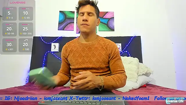 Snapshot of nakedfoam1 chatting on January 2025 03:50:02 AM nakedfoam1 online show from January 2025 03:50:02 AM