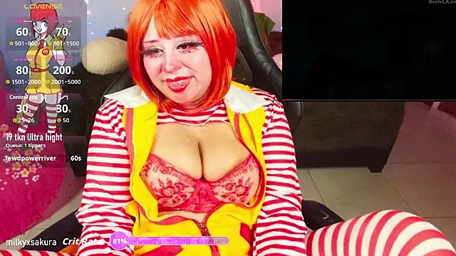 MilkyXSakura online show from November 2025 11:25:01 AM