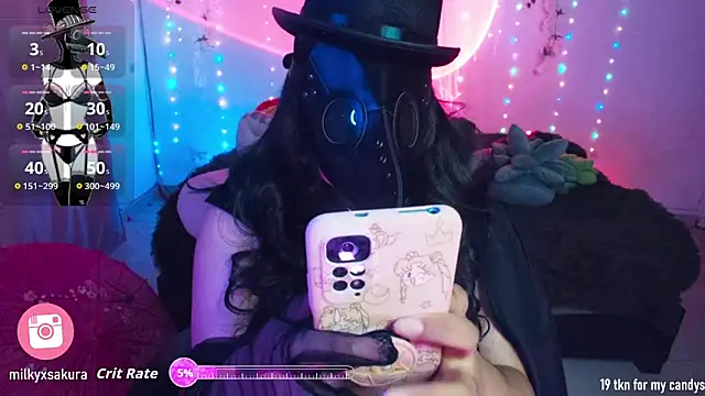 MilkyXSakura online show from November 2025 01:01:02 AM