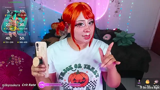 MilkyXSakura online show from October 2025 02:30:02 AM