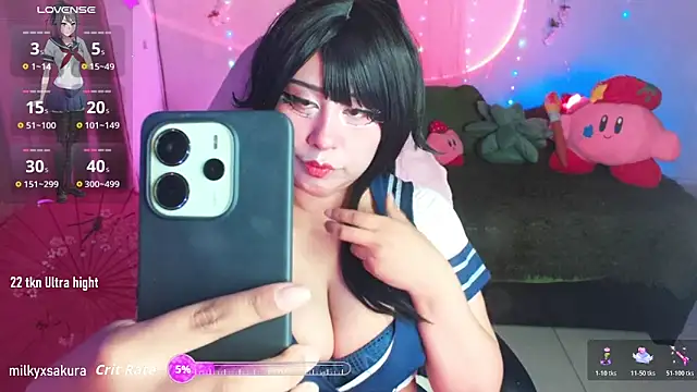MilkyXSakura online show from April 2026 02:47:01 AM