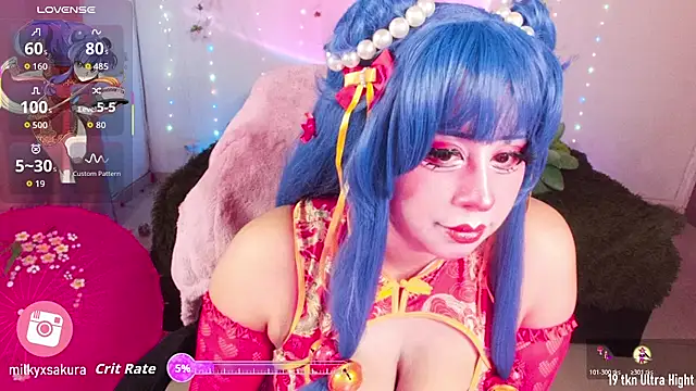Snapshot of MilkyXSakura chatting on October 2025 12:02:02 AM MilkyXSakura online show from October 2025 12:02:02 AM