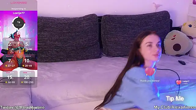 AlexaAimee online show from December 2025 08:12:01 PM