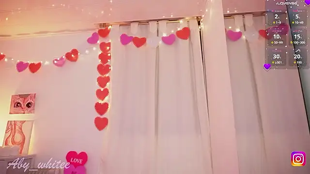 AbyWhitee online show from March 2026 07:26:01 AM