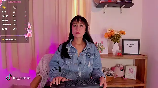 lila rush online show from October 2025 08:54:01 PM