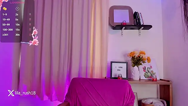 lila rush online show from October 2025 07:14:01 PM