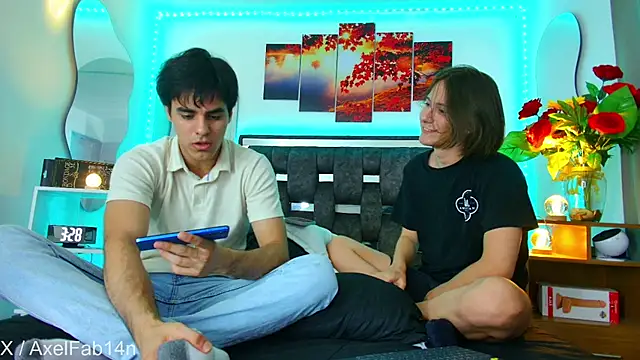 Snapshot of Alex_and_Fabian chatting on March 2025 09:52:02 PM Alex and Fabian online show from March 2025 09:52:02 PM
