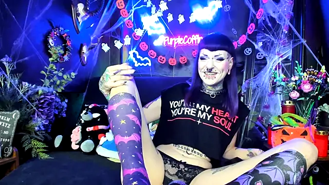 Purple Coffin666 online show from October 2025 08:59:01 AM