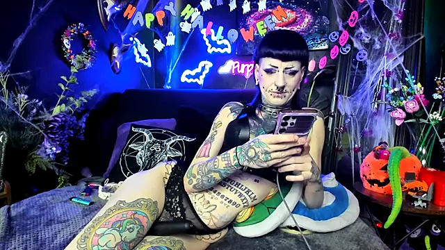 Purple Coffin666 online show from March 2026 01:23:01 PM