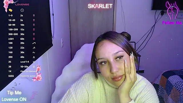Skarlet Adams28 online show from September 2025 10:28:02 PM