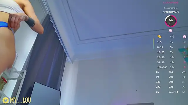 Snapshot of MyLou_ chatting on April 2026 03:13:01 PM MyLou online show from April 2026 03:13:01 PM