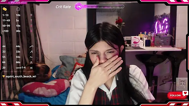 Snapshot of Sarahgin chatting on March 2025 09:56:01 AM Sarahgin online show from March 2025 09:56:01 AM