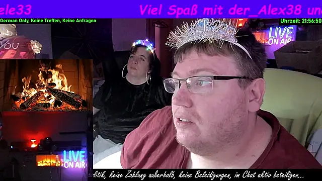 der alex38 online show from April 2026 07:20:01 PM