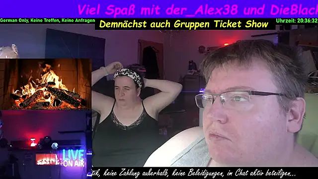 der alex38 online show from February 2026 07:36:01 PM