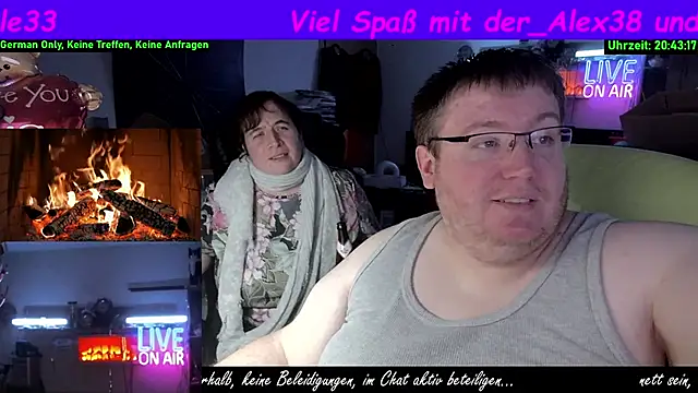 der alex38 online show from April 2026 06:44:02 PM