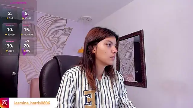 Snapshot of JasmineHarris chatting on March 2025 11:54:01 AM JasmineHarris online show from March 2025 11:54:01 AM