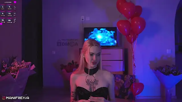 ManiFreyja online show from February 2025 09:20:01 PM