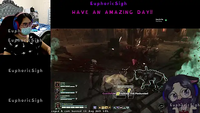 EuphoricSigh online show from July 2026 08:13:01 PM