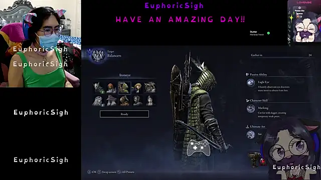 EuphoricSigh online show from February 2026 07:44:02 PM