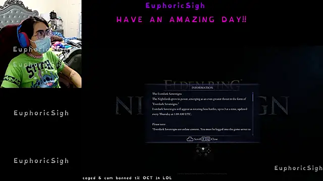 EuphoricSigh online show from July 2026 03:06:01 AM