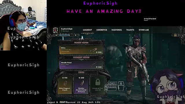 EuphoricSigh online show from July 2026 12:39:01 AM