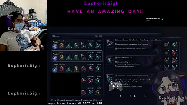 EuphoricSigh online show from June 2026 10:36:02 PM