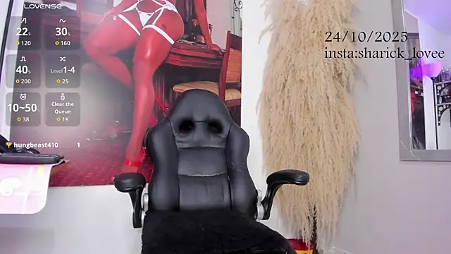 Snapshot of Sharicklovee chatting on October 2025 12:15:02 PM Sharicklovee online show from October 2025 12:15:02 PM